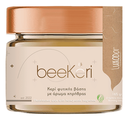 Κεριά φυτικής βάσης beekeri by Luxodor