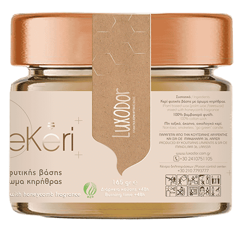 Plant Based candles beekeri by Luxodor