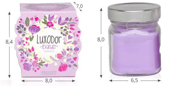 Eco candles FLORAL - Luxodor